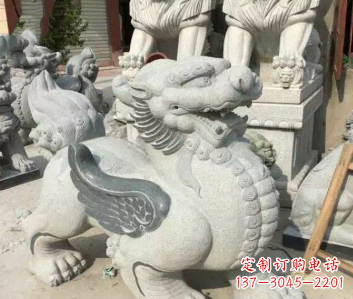 温州招财神兽仿古貔貅石雕