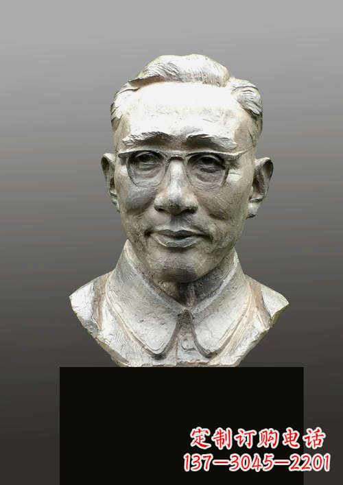 温州中国当代音乐家马可头像雕塑