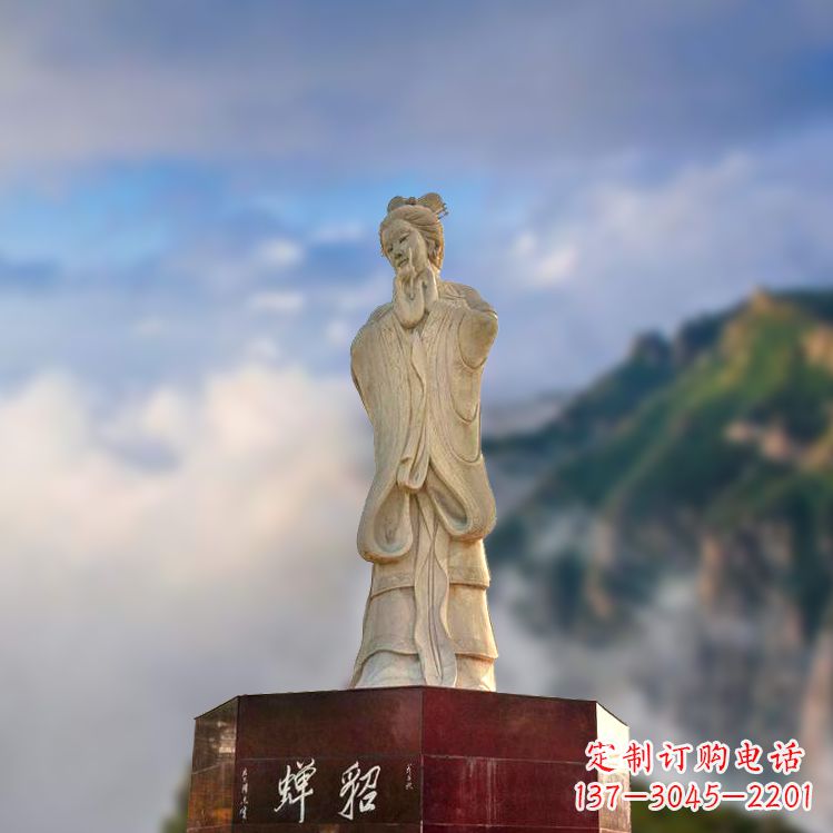 温州中国古代四大美女之貂蝉景观石雕