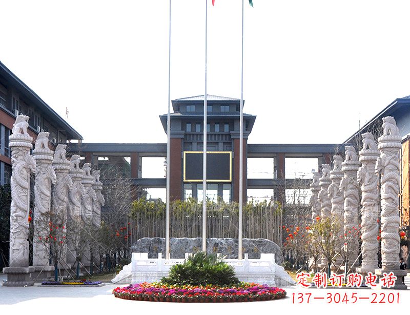 温州中国华表雕塑-校园园林广场景观装饰雕塑