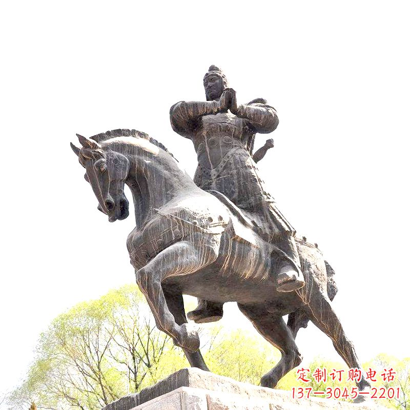 温州中国历史名人民族英雄霍去病铜雕塑