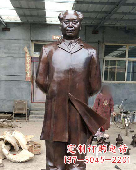 温州中国伟人毛泽东铜像