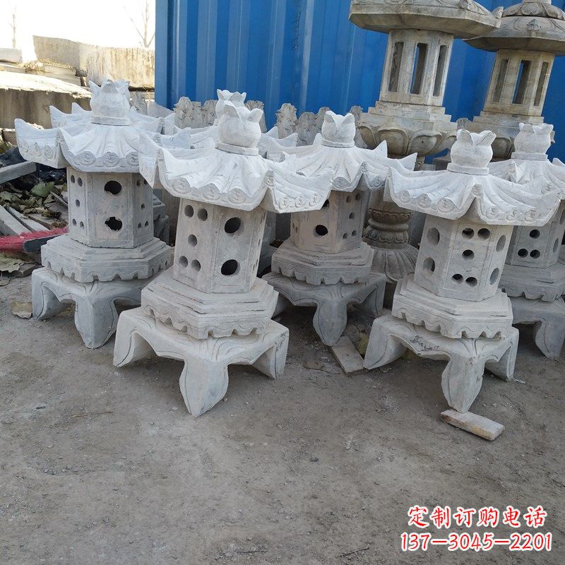 温州中式古代石灯笼