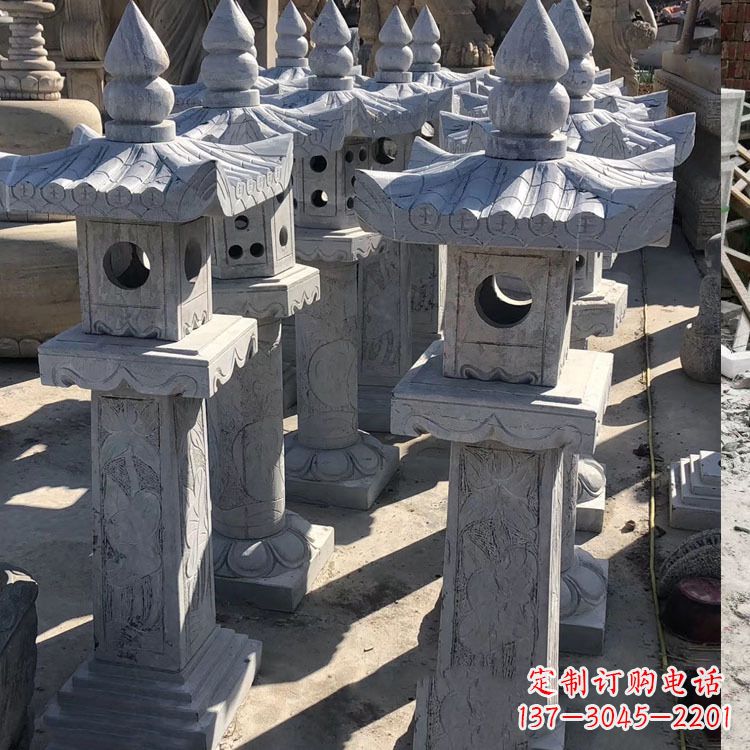 温州中式汉代石雕灯笼