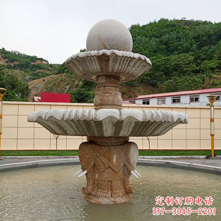 温州中式喷泉石雕