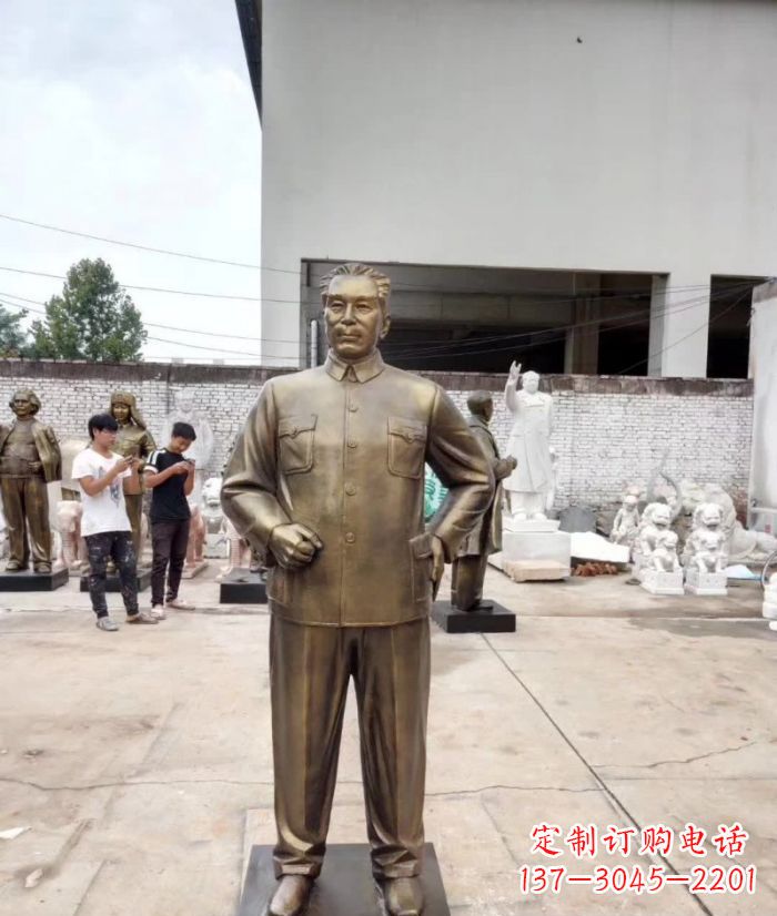 温州周恩来铜雕 (3)