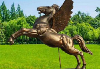 温州园林飞马铜雕