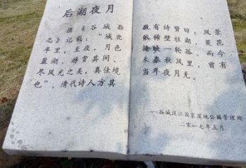 温州园林景观大理石书籍石雕 (2)