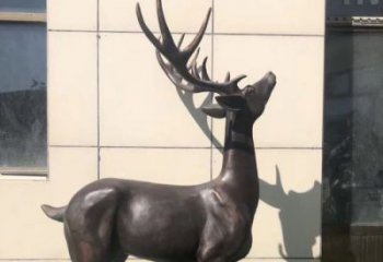 温州园林鹿铜雕