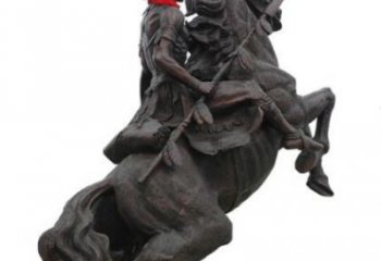 温州战士与马 铸铜雕塑