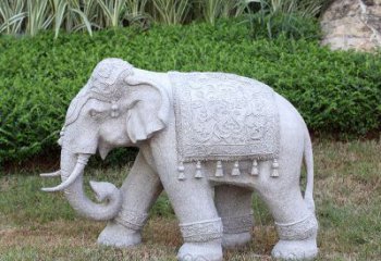 温州中式石雕大象