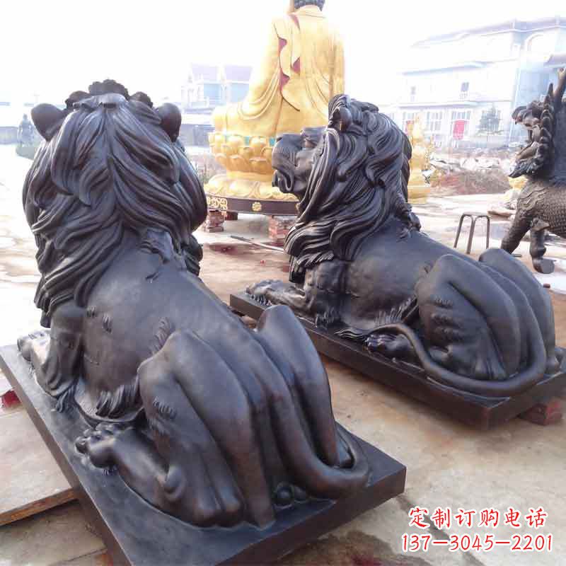 温州铸铜汇丰狮子
