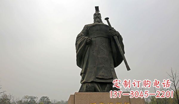 温州铸铜刘邦雕塑