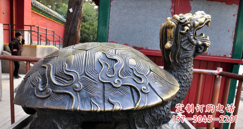 温州铸铜龙龟神兽铜雕