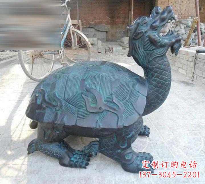 温州铸铜龙龟雕塑222