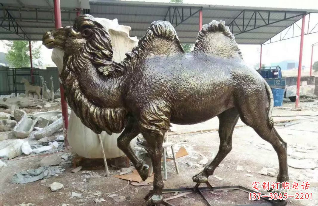 温州铸铜骆驼雕塑 (2)