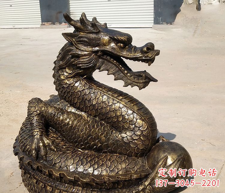 温州铸铜神龙雕塑