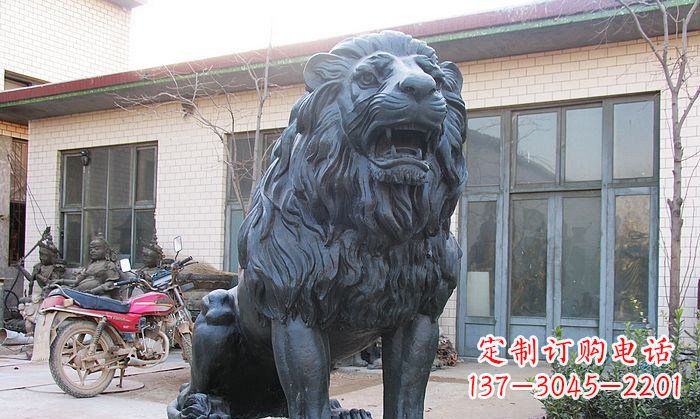 温州铸铜狮子铜雕
