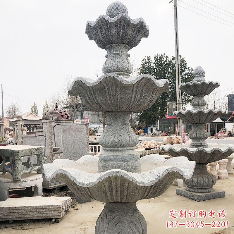 温州自然石雕流水喷泉