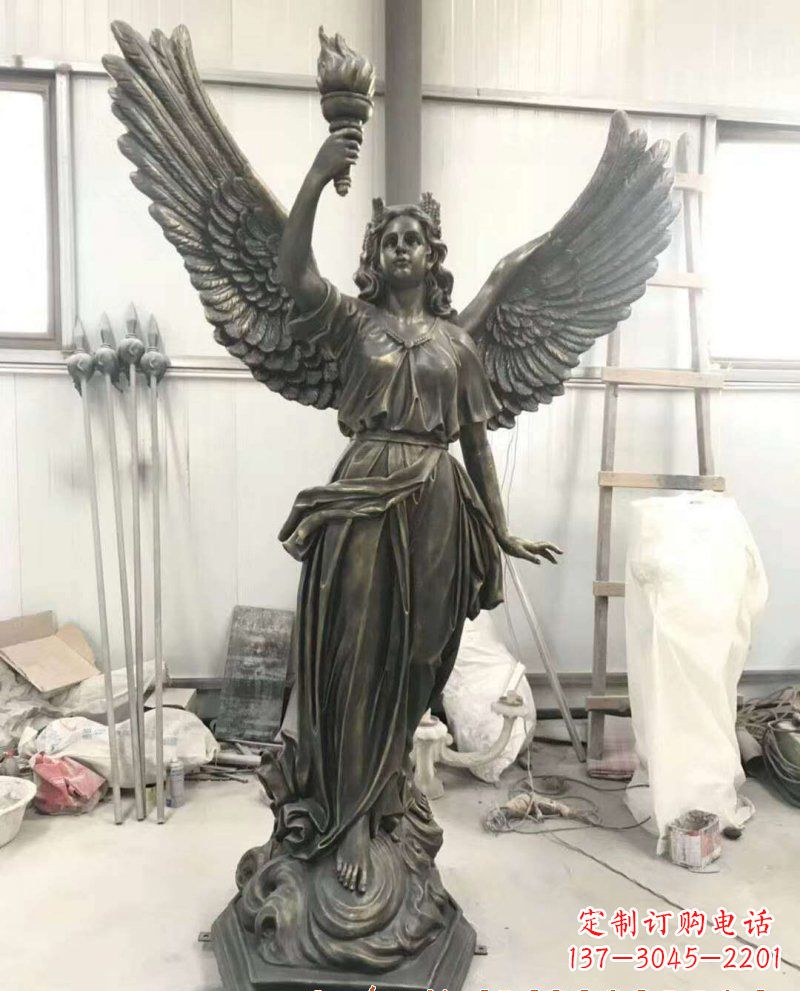 温州自由女神像铜雕
