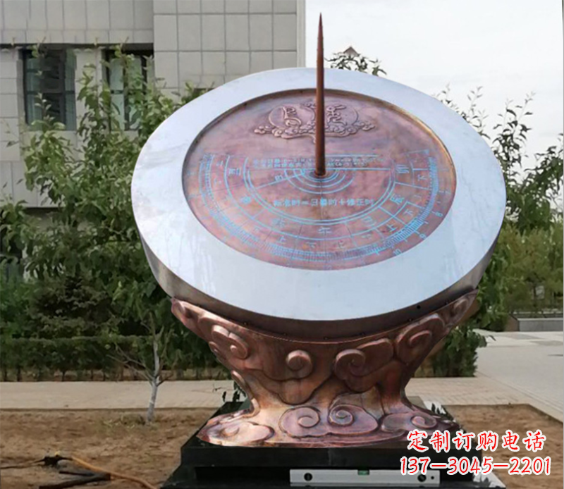 温州日晷雕塑不锈钢
