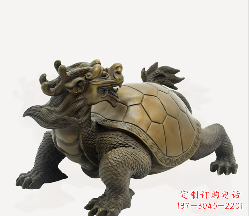 温州招财龙龟铜雕