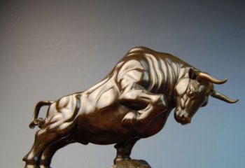 温州铸铜开荒牛雕塑