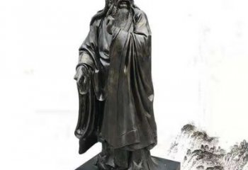 温州铸铜老子雕塑