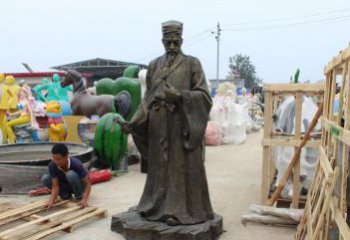 温州铸铜李时珍雕塑