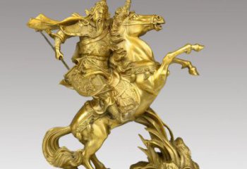 温州铸铜骑马关公