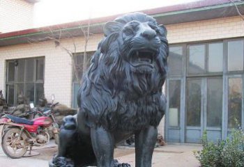温州铸铜狮子铜雕