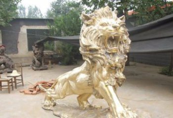 温州铸铜狮子铜雕 (3)
