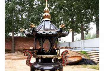 温州铸铜寺庙老君洞香炉
