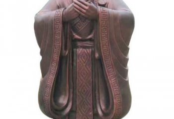 温州紫铜孔子像