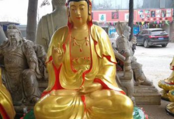 温州宗教庙宇玻璃钢观音菩萨雕像