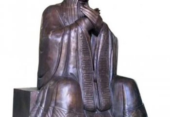温州作揖孔子青铜像