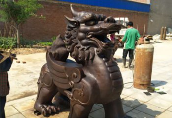 温州貔貅铸铜雕塑